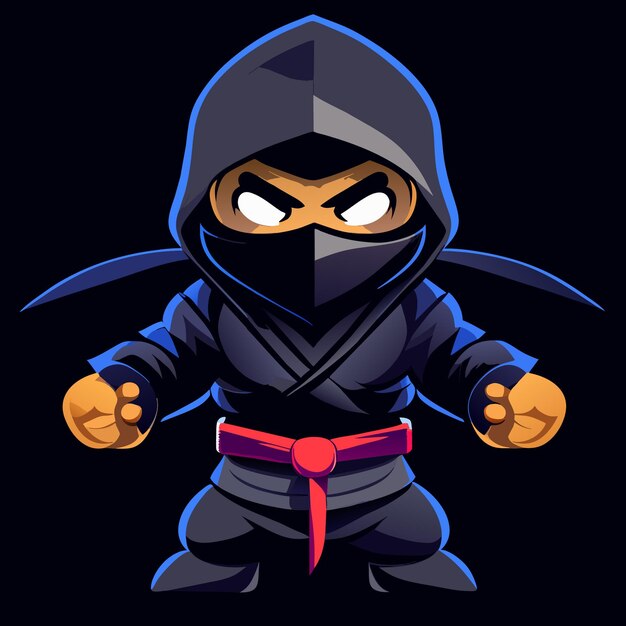 Flat Ninja Icon Design