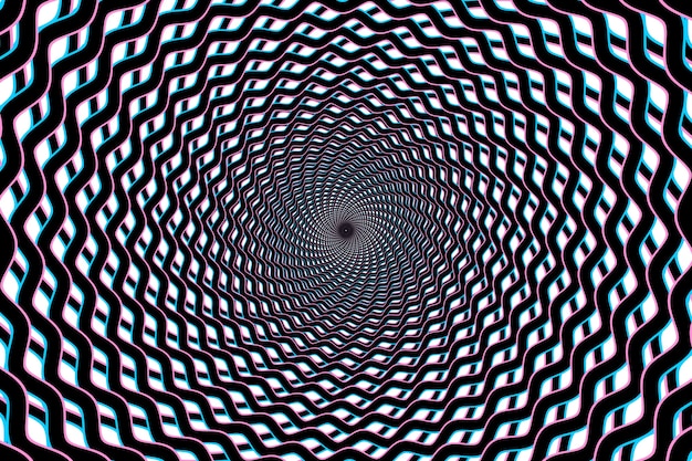 Flat optical illusion background