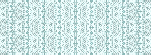 Vector flat ornament line pattern design