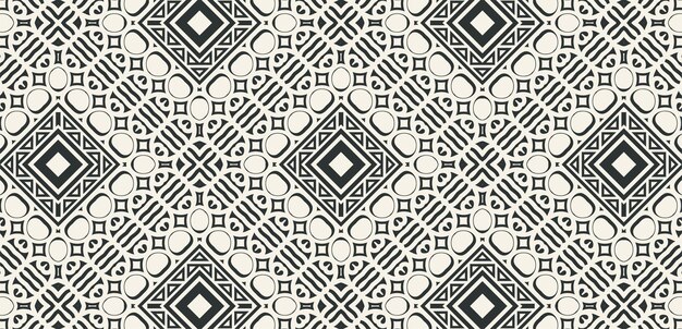 Flat ornament line pattern design