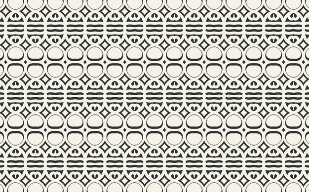 Vector flat ornament line pattern design