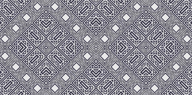 Flat ornament line pattern design