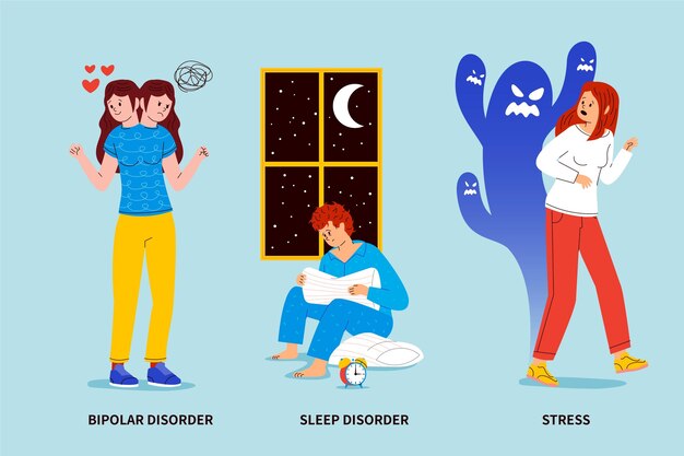 Flat people with mental health problems