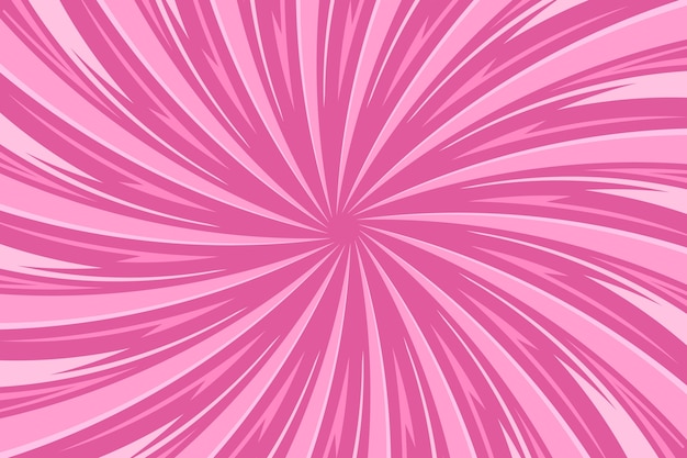 Vector flat pink swirl background