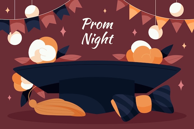flat prom background