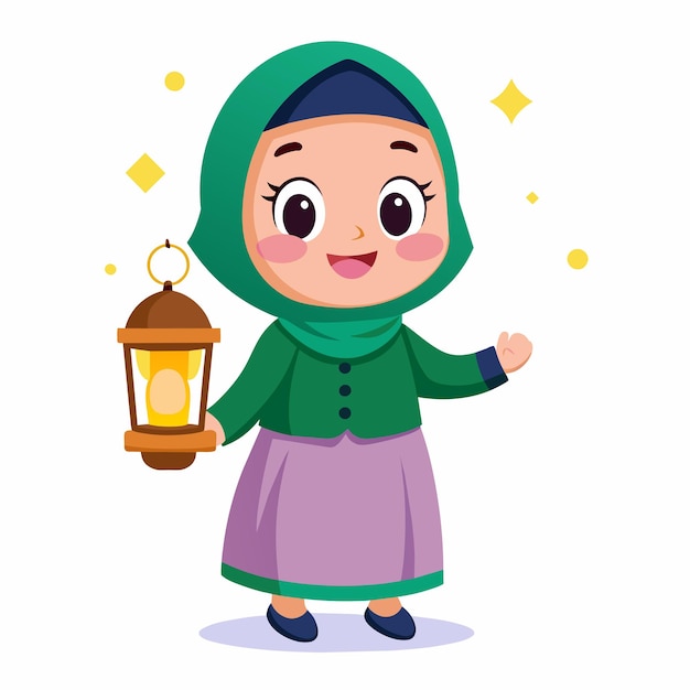 Flat ramadan illustration