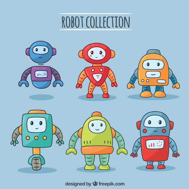 Vector flat robots collection