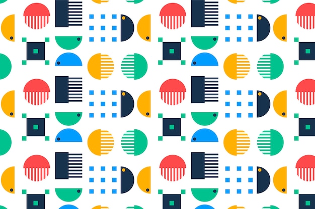 Vector flat scandinavian design pattern