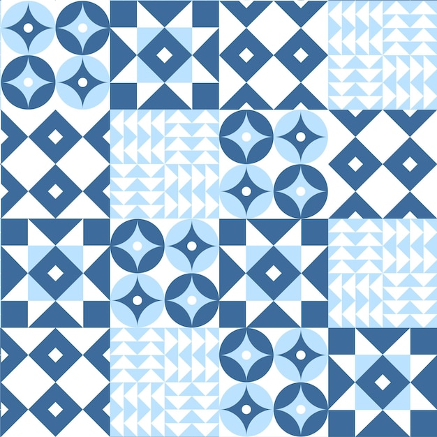 flat scandinavian design pattern
