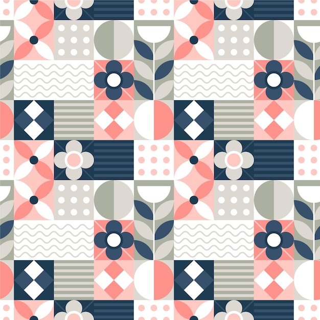 Vector flat scandinavian design pattern