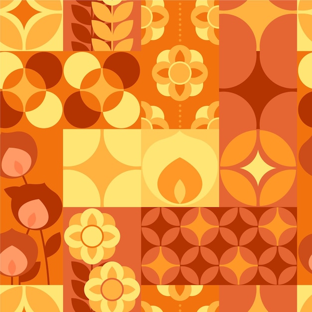 Flat scandinavian design pattern