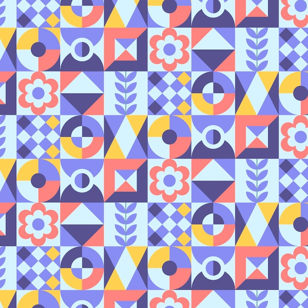 Flat scandinavian design pattern