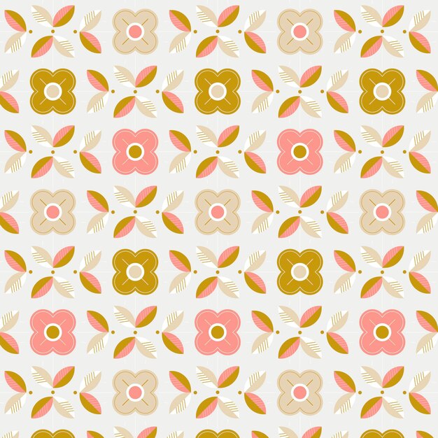 Vector flat scandinavian design pattern