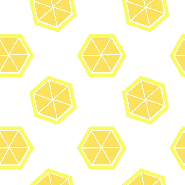 flat seamless pattern lemon lime