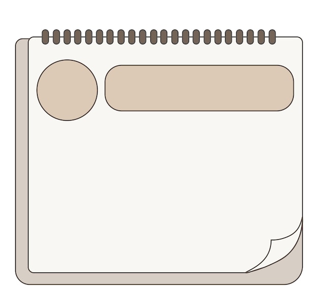 벡터 배너 plancalendar 디자인에 대한 플랫 검색 문자열 컴퓨터 인터페이스 벡터 그림