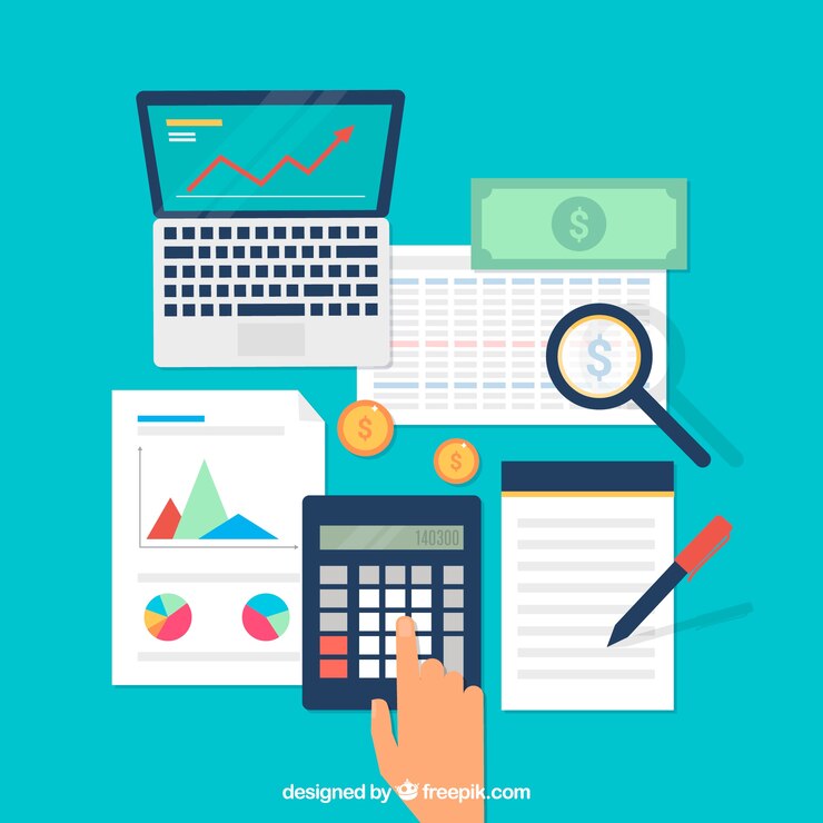 Vector flat set of financial elements