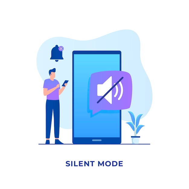 Flat silent mode concept.