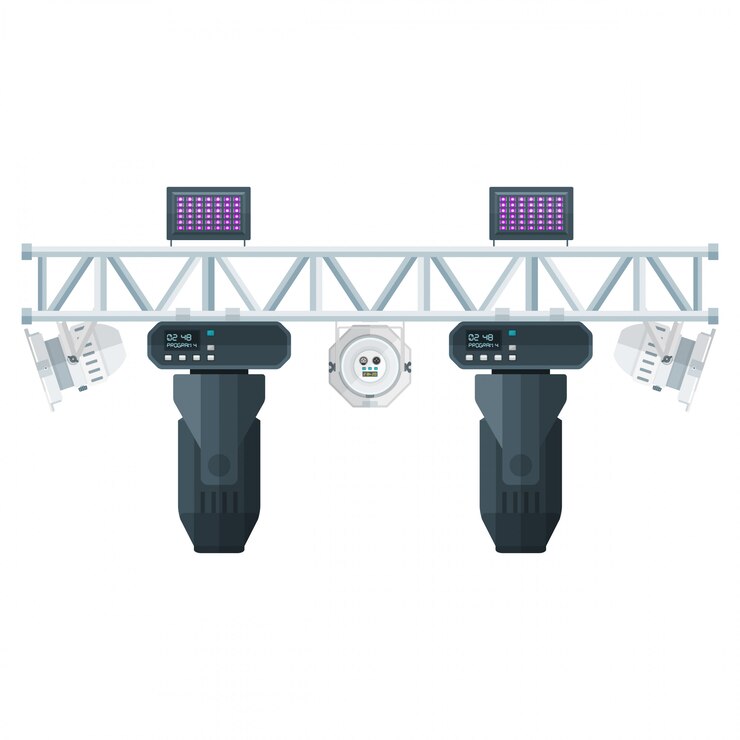 Vector flat style stage metal truss concert lighting equipment
