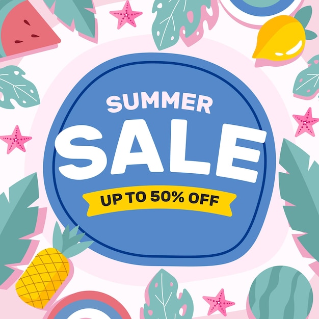 Flat summer sale 