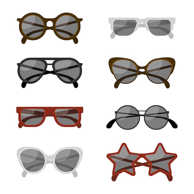 Flat sunglasses collection