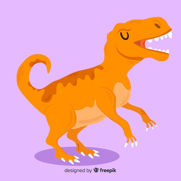 Flat t rex background