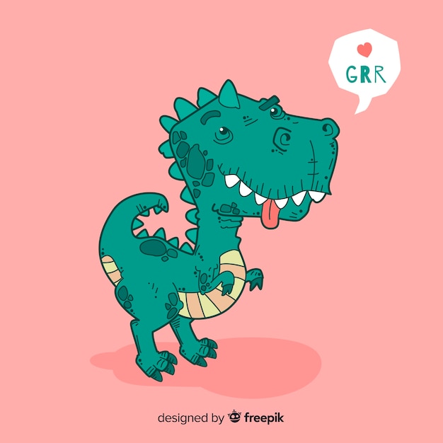 Плоский фон T-Rex