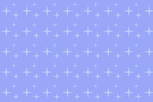 Flat twinkle star or shiny flare pattern on retro purple pastel background