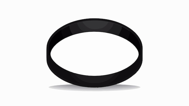 Premium Vector | Flat Vector Black Ring Icon