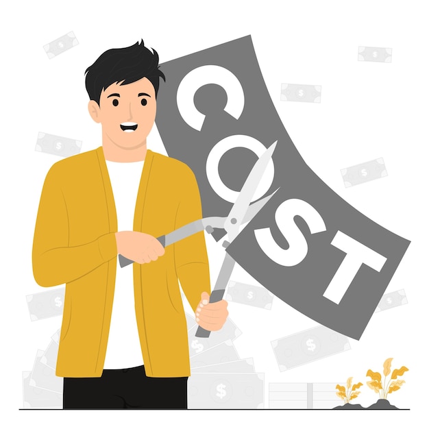 Flat vector cost reduction of decrease expense