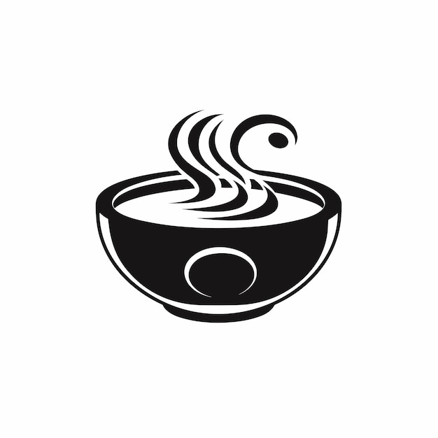 Flat vector of a hot cup of coffee with steam rising