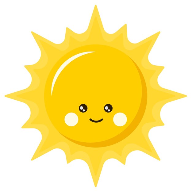 Free Vector | Happy sun