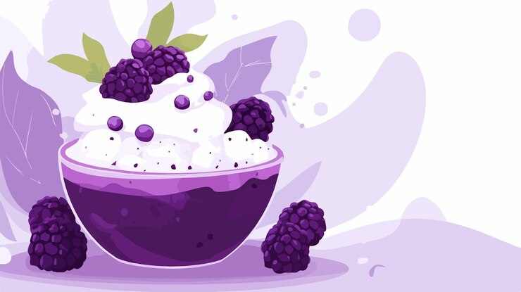 Vector flat vector illustration of a a do par with camaro e tapioca brazilian street food culture design