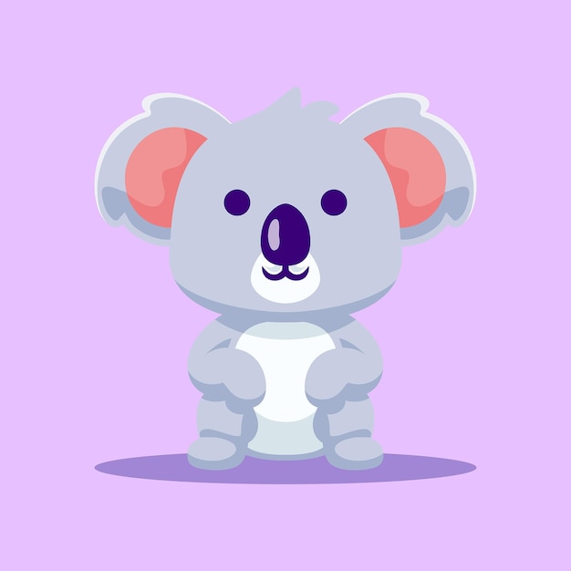 Vector flat vector koala