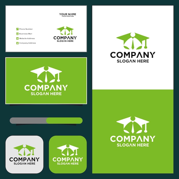 Flat vector logo design template element.