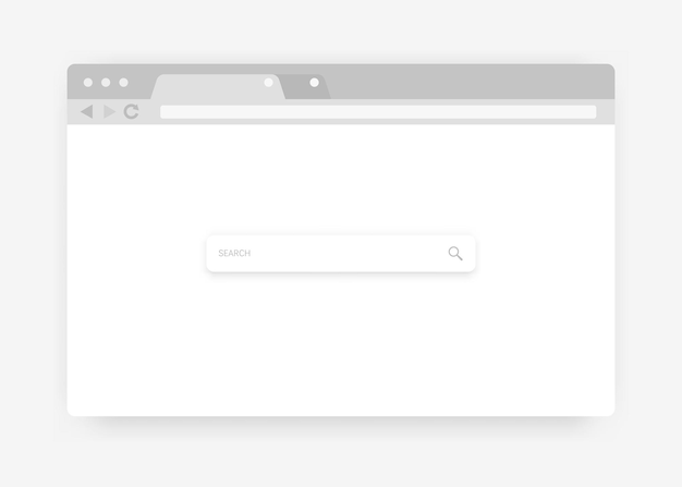 flat window with graphic ui elements