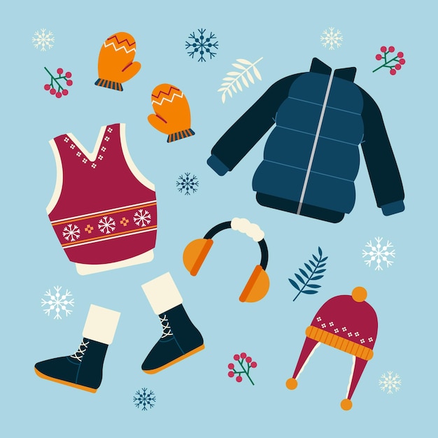 Children's seasonal clothes. Clothing season winter and spring