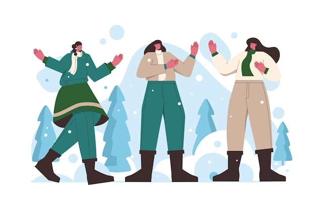 flat winter people collection