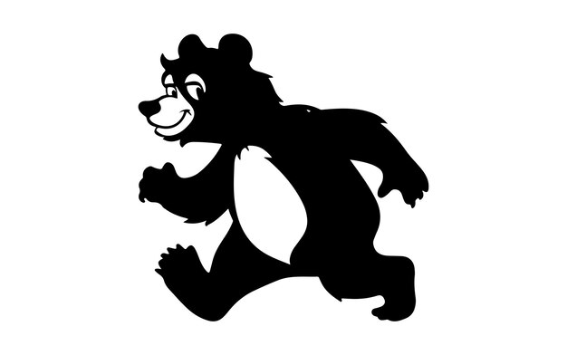 flat with panda royalty vector