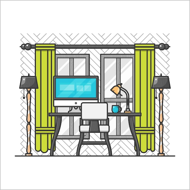 Vector flat working space