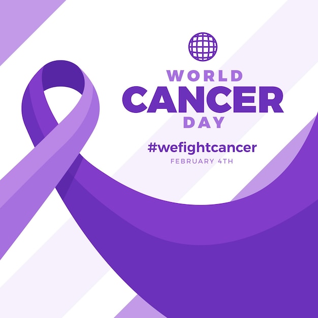 Flat world cancer day