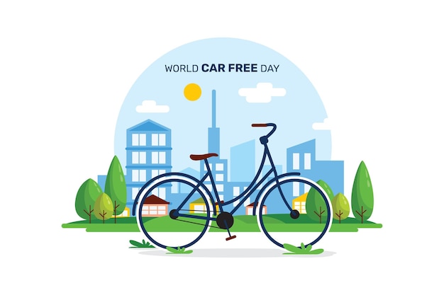 Flat world car free day