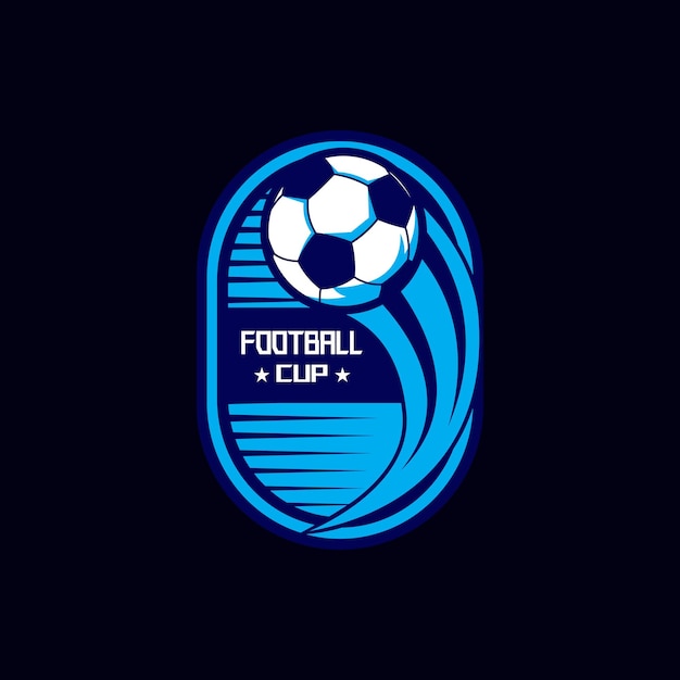 Flat world footbal championship template