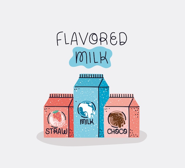 Flavored milk card