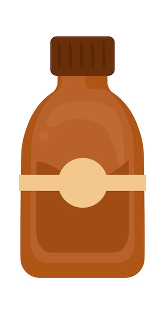 Fles met kruiden Vectorillustratie