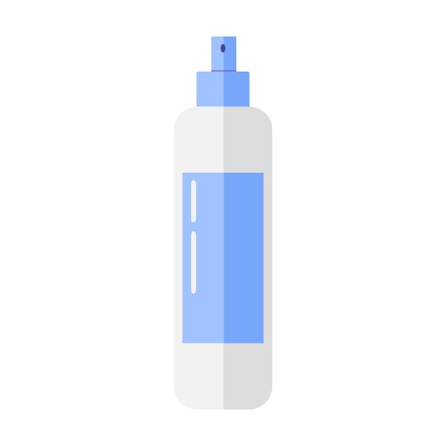 Fles spray. Platte pictogram.