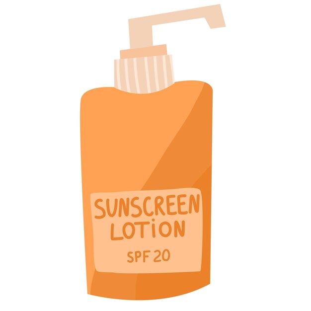 Flesje zonnebrandcrème HuidverzorgingsroutineSunscreen moisturizer sunblock huidbescherming