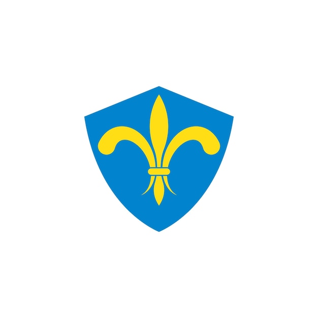 Fleur de lis pictogram vector illustratie ontwerp
