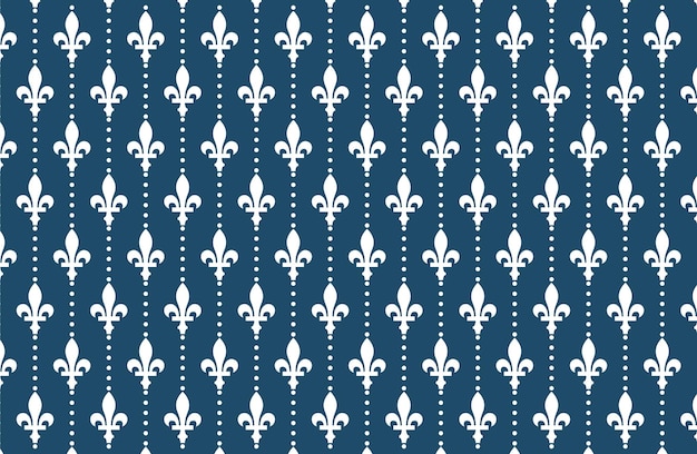 Fleur De Lis Stoffenpatroon