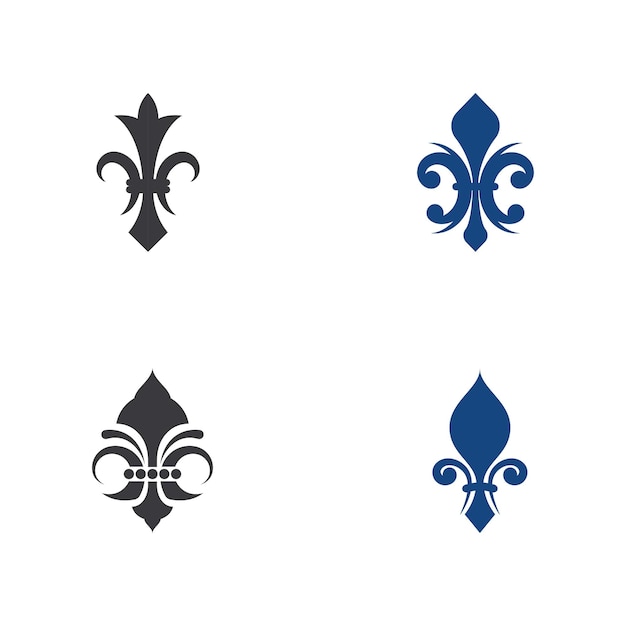 Fleur de lis vector icon design