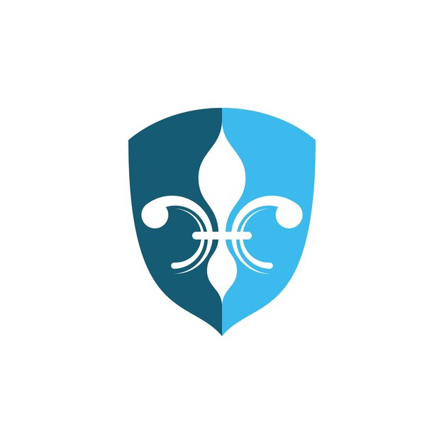 Fleur de lis vector pictogram ontwerp